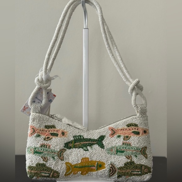 Viral Beaded Bag with Sardines Design - Picture 2 of 6